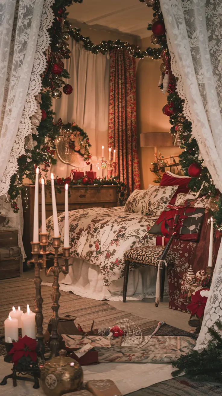 Christmas Bedroom Decor Ideas 2026: Cozy, Elegant & Trendy Inspirations