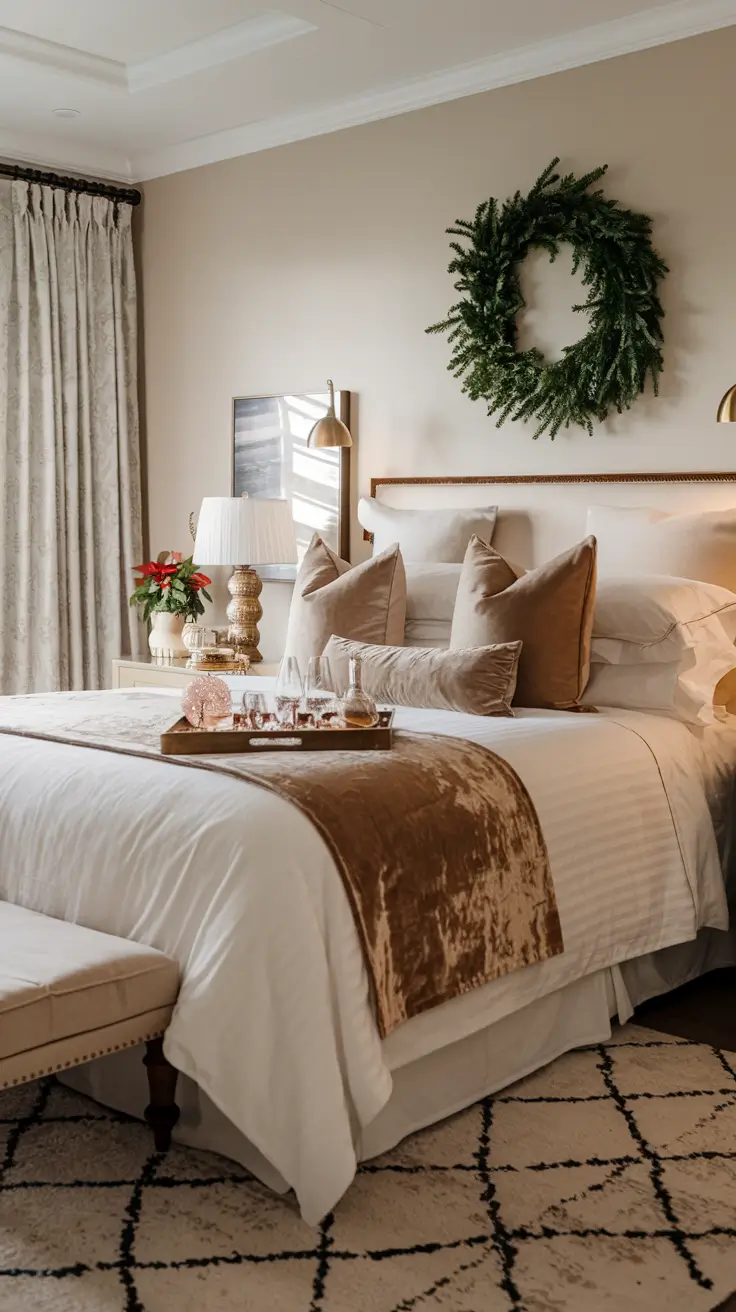 Christmas Bedroom Decor Ideas 2026: Cozy, Elegant & Trendy Inspirations