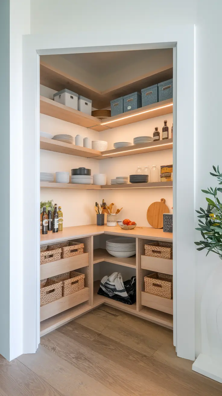 Corner Pantry Ideas 2026: Clever Layouts & Space-Saving Designs
