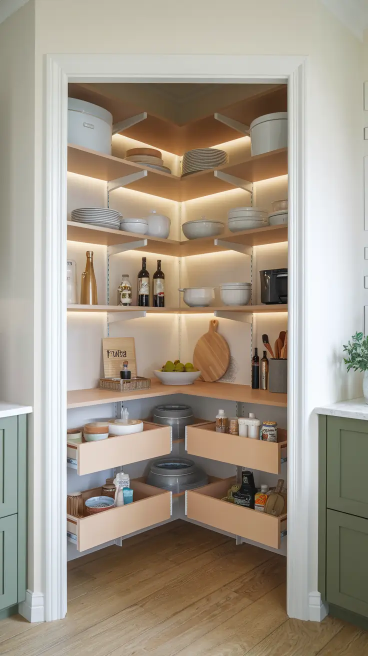 Corner Pantry Ideas 2026: Clever Layouts & Space-Saving Designs