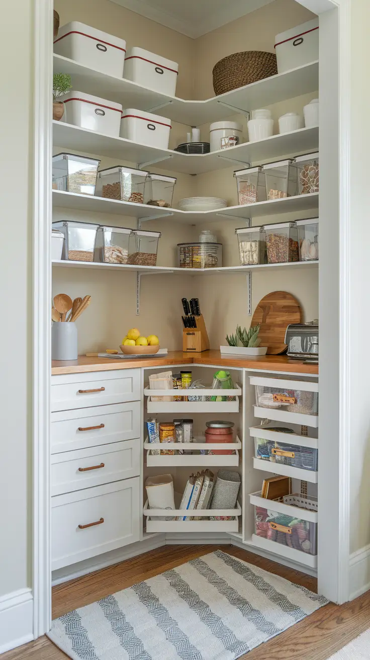 Corner Pantry Ideas 2026: Clever Layouts & Space-Saving Designs