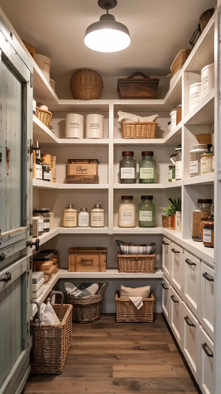 Farmhouse Pantry Ideas 2026 for Modern & Rustic Country Kitchens