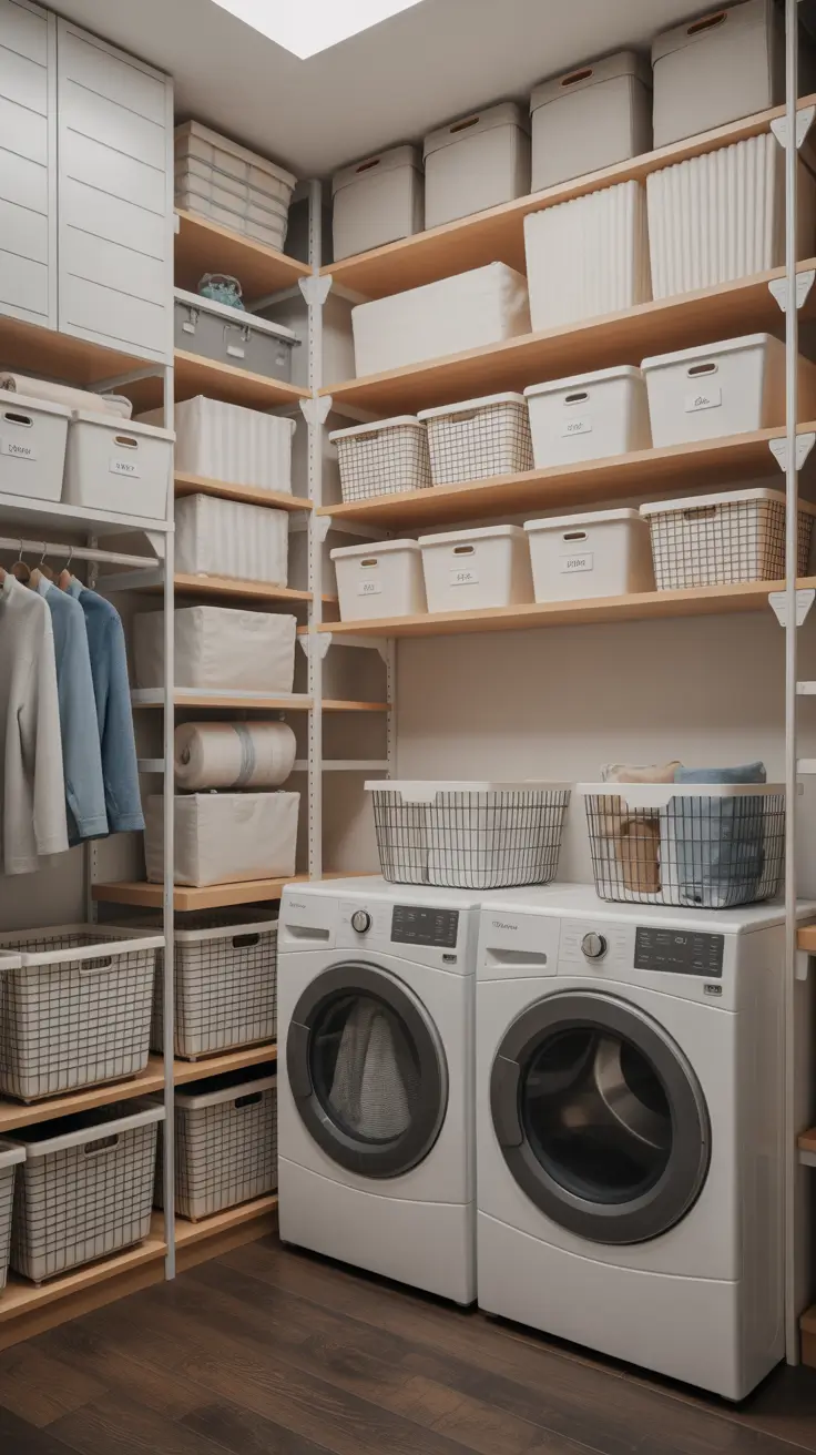 Laundry Room Shelves Ideas 2026: Stylish, Functional & Space-Saving Inspiration