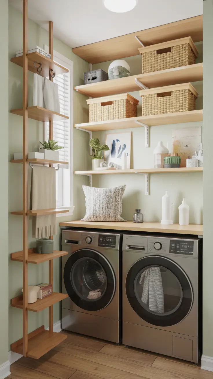 Laundry Room Shelves Ideas 2026: Stylish, Functional & Space-Saving Inspiration