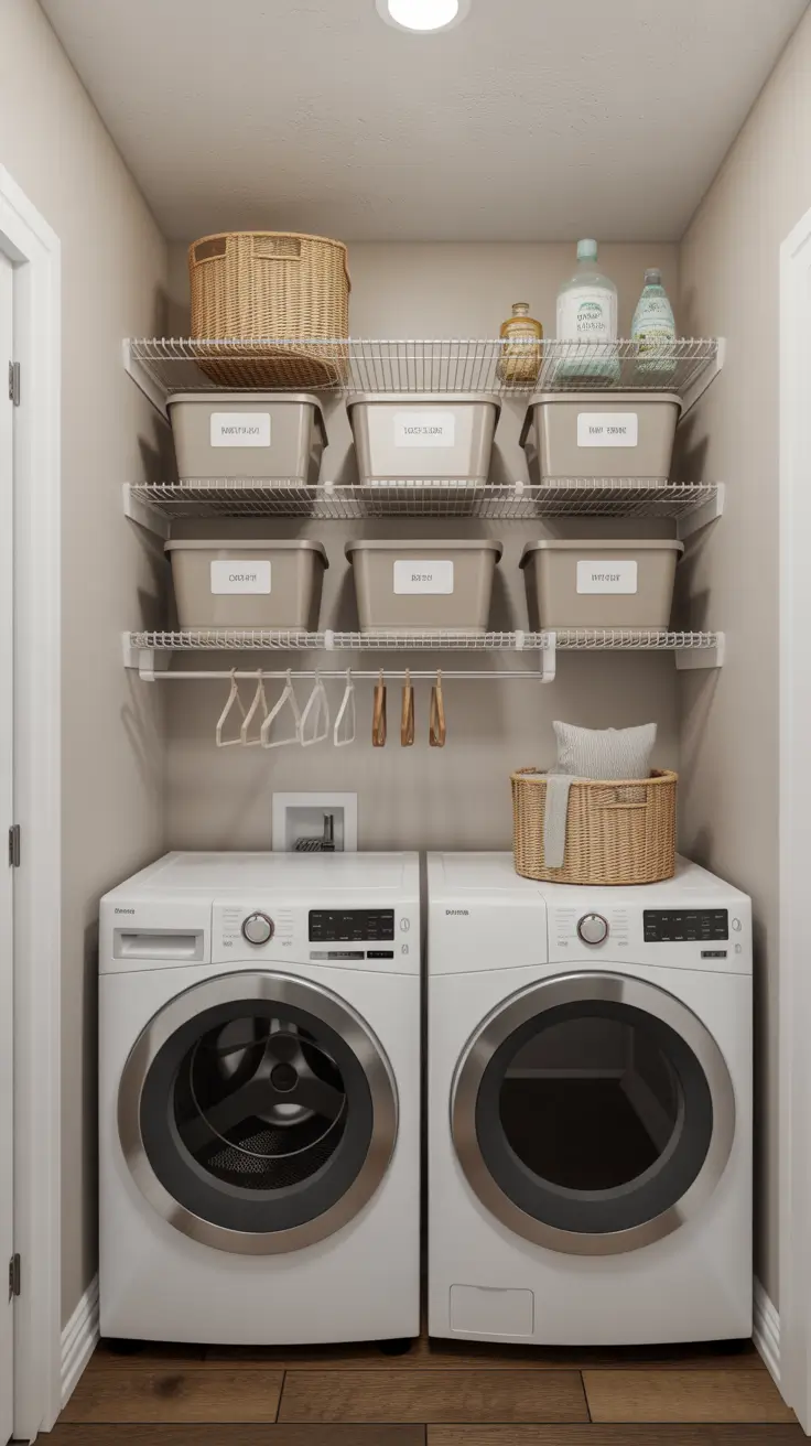 Laundry Room Shelves Ideas 2026: Stylish, Functional & Space-Saving Inspiration