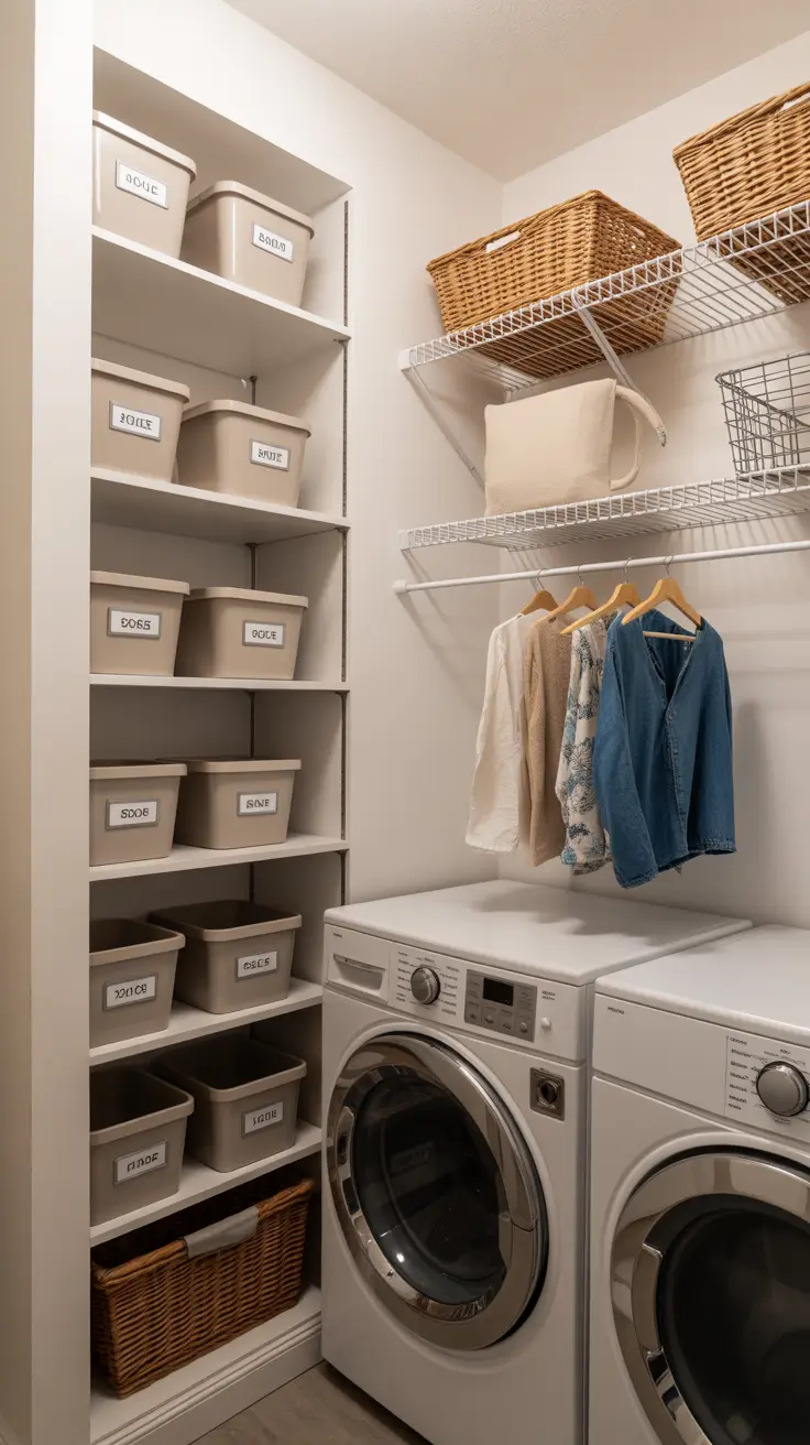 Laundry Room Shelves Ideas 2026: Stylish, Functional & Space-Saving Inspiration
