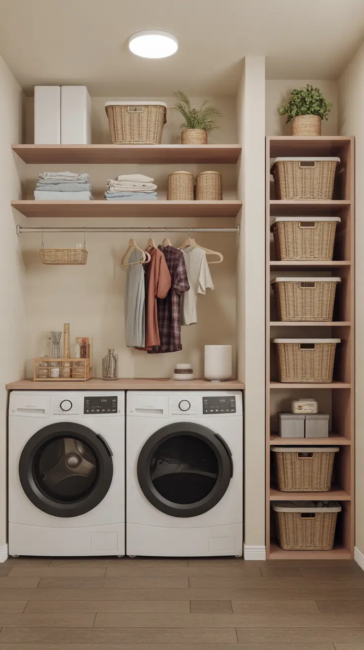 Laundry Room Shelves Ideas 2026: Stylish, Functional & Space-Saving Inspiration