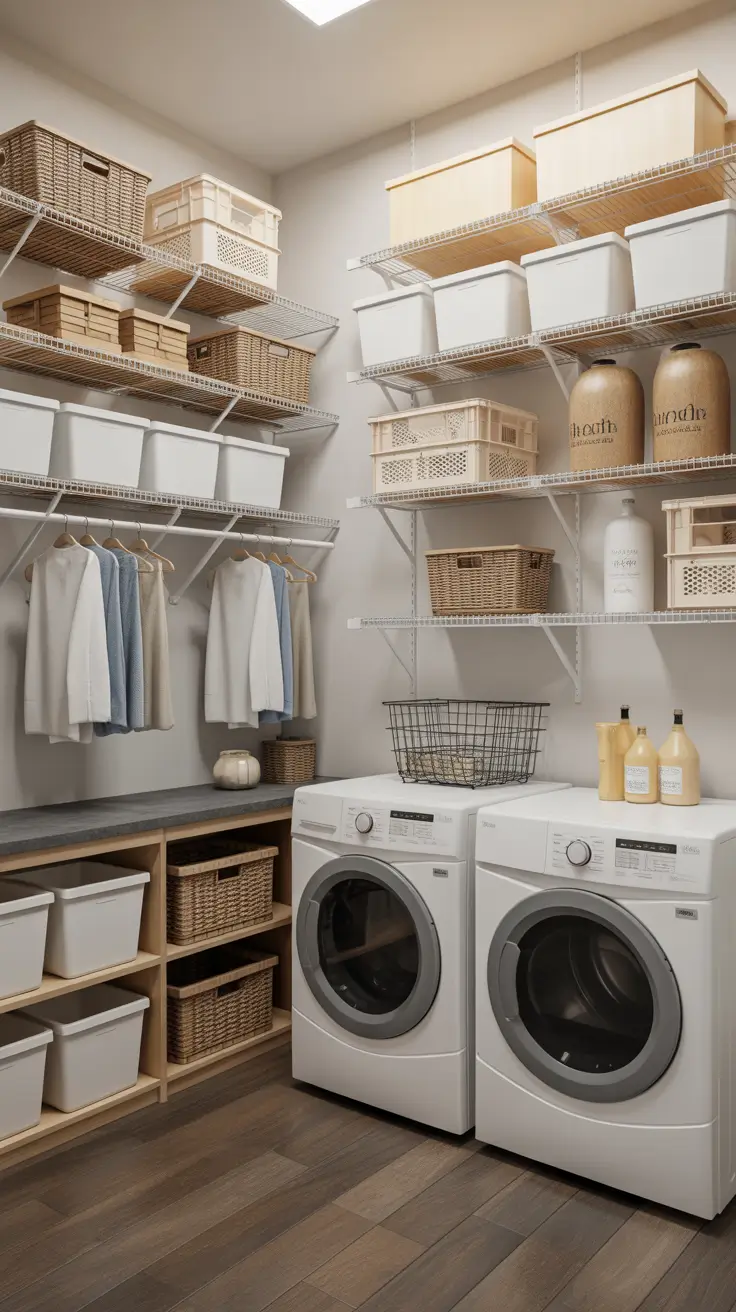 Laundry Room Shelves Ideas 2026: Stylish, Functional & Space-Saving Inspiration