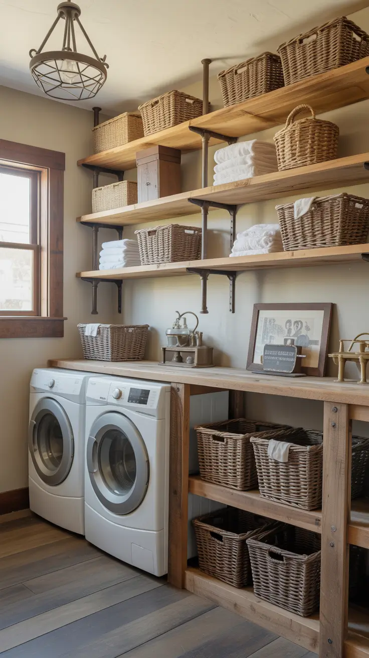 Laundry Room Shelves Ideas 2026: Stylish, Functional & Space-Saving Inspiration