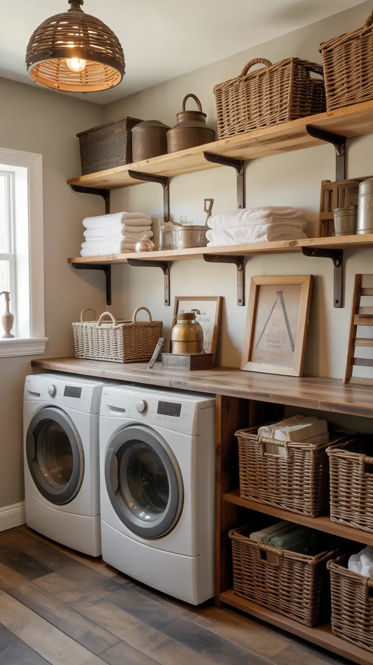Laundry Room Shelves Ideas 2026: Stylish, Functional & Space-Saving Inspiration