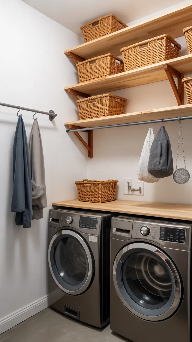 Laundry Room Shelves Ideas 2026: Stylish, Functional & Space-Saving Inspiration