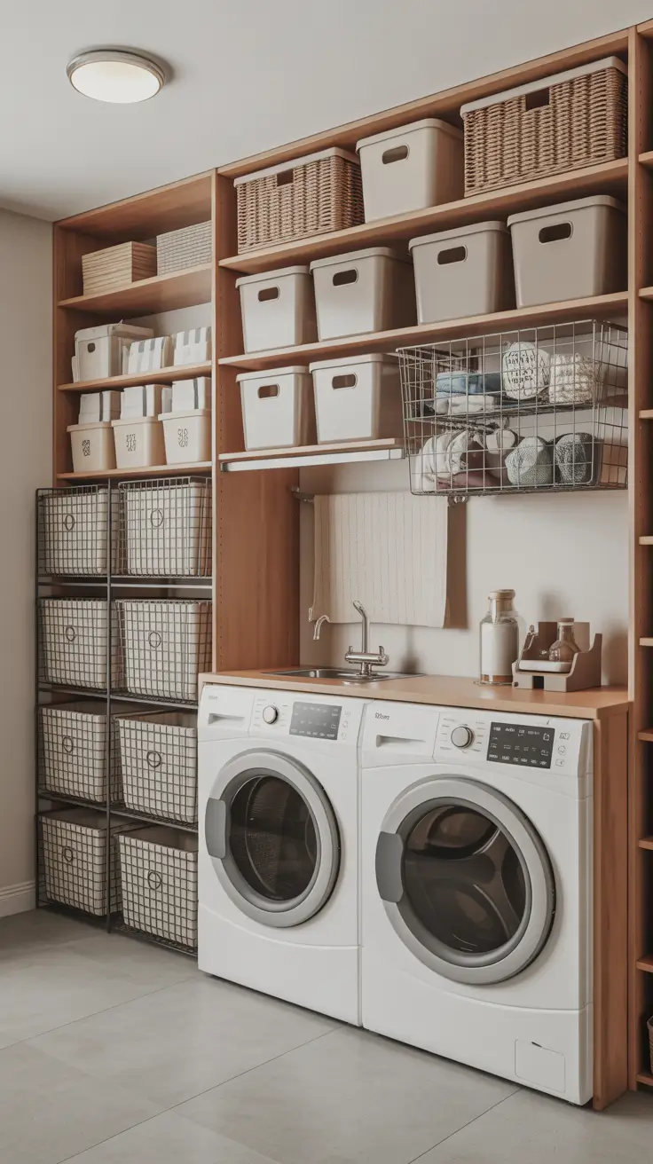 Laundry Room Shelves Ideas 2026: Stylish, Functional & Space-Saving Inspiration