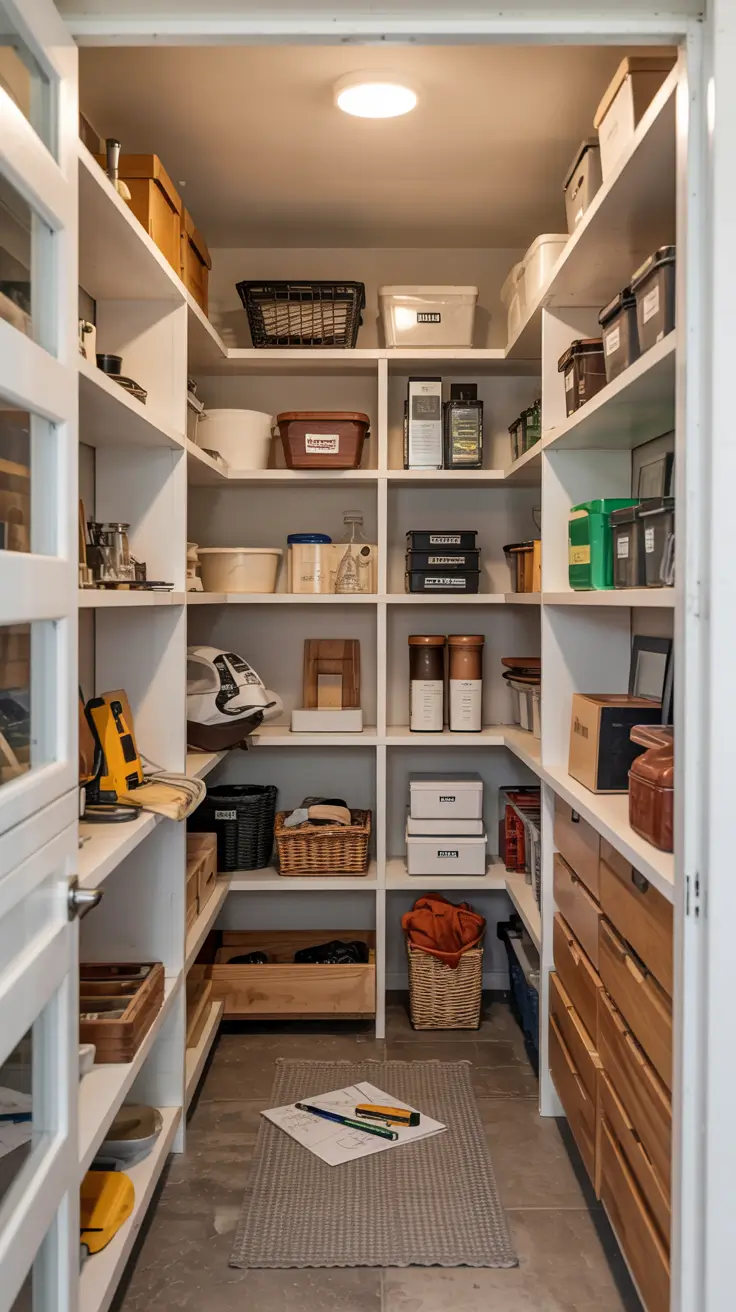 Narrow Walk-In Pantry Ideas 2026: Smart Layouts, Shelving & Design Tips