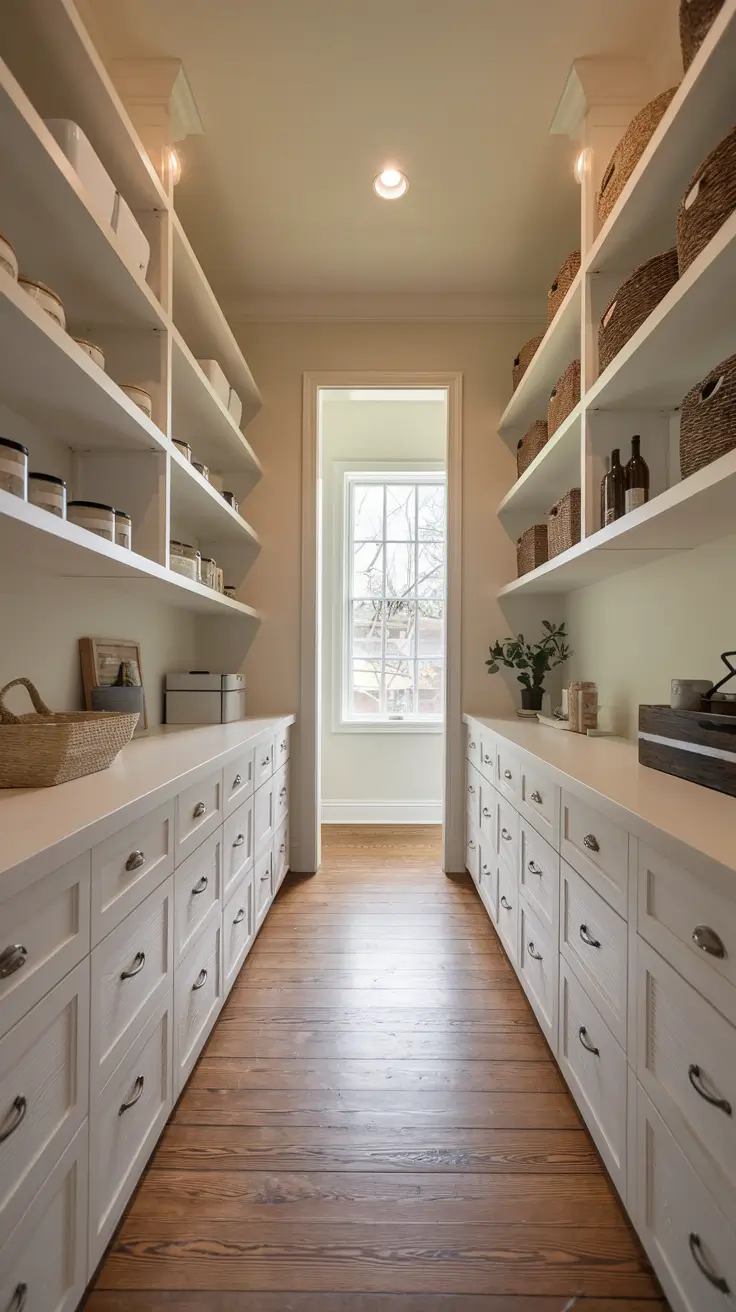 Narrow Walk-In Pantry Ideas 2026: Smart Layouts, Shelving & Design Tips
