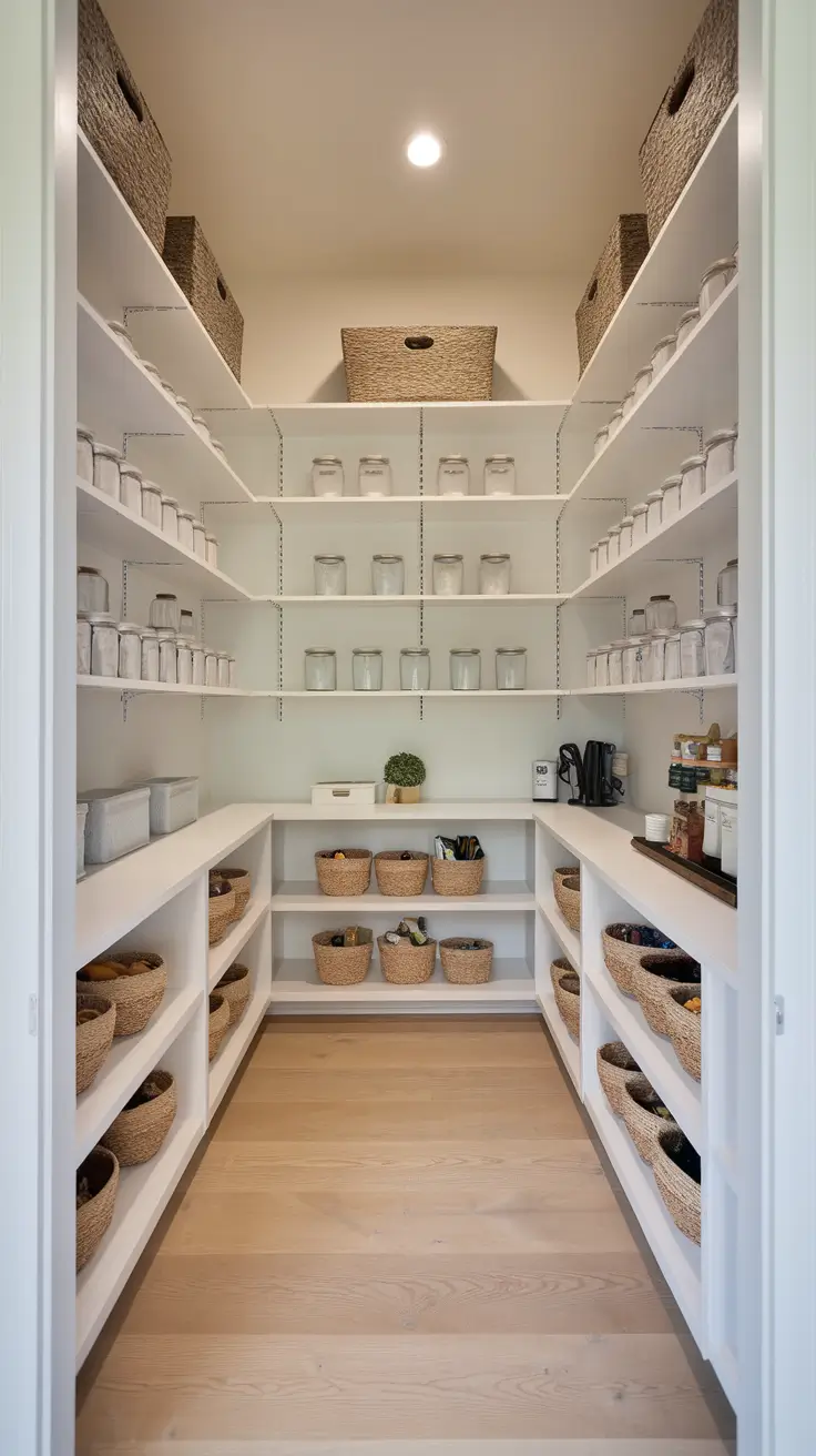 Narrow Walk-In Pantry Ideas 2026: Smart Layouts, Shelving & Design Tips