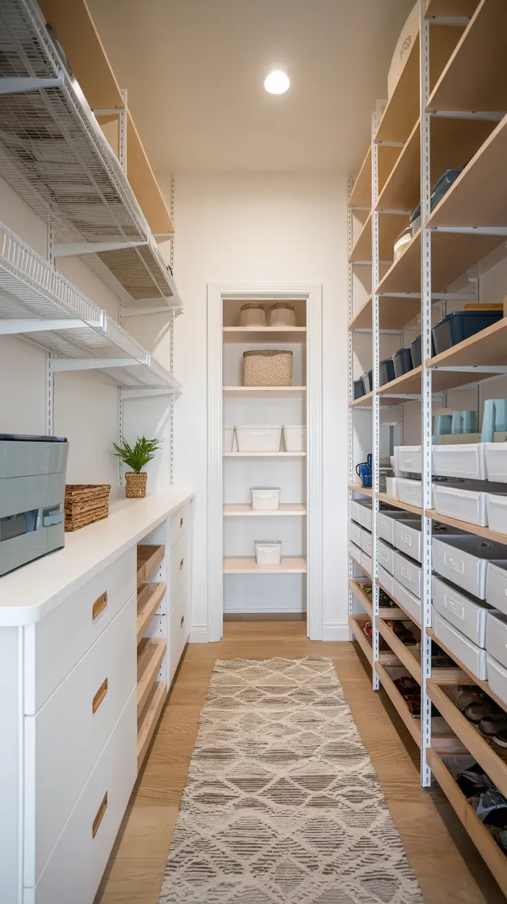 Narrow Walk-In Pantry Ideas 2026: Smart Layouts, Shelving & Design Tips