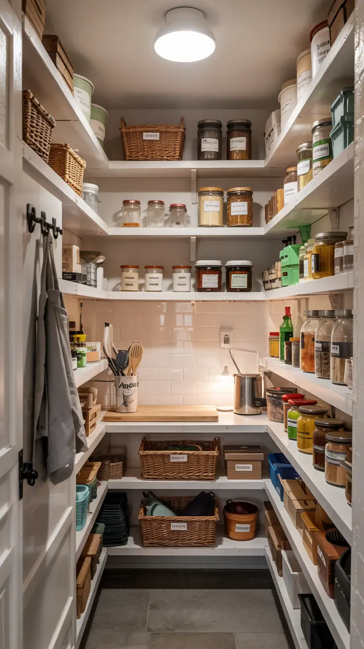 Narrow Walk-In Pantry Ideas 2026: Smart Layouts, Shelving & Design Tips