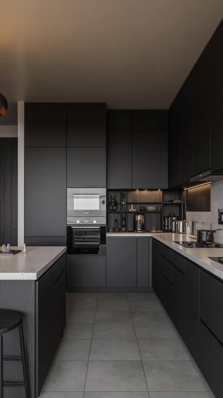 Black Kitchen Ideas 2026: Modern & Luxury Designs for Stylish Homes