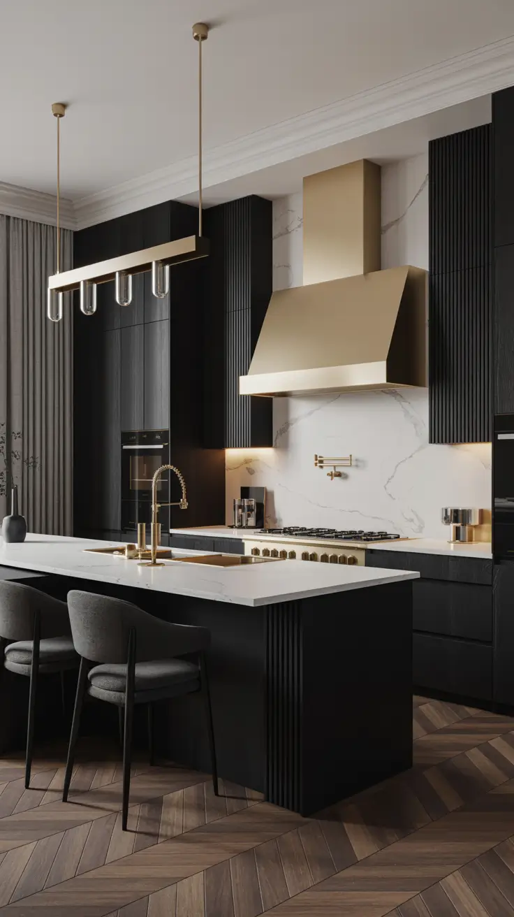 Black Kitchen Ideas 2026: Modern & Luxury Designs for Stylish Homes