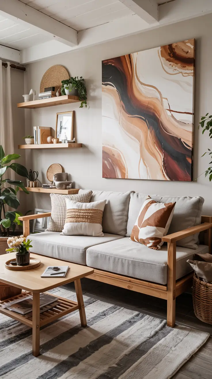 Living Room Painting Ideas 2026: Color Schemes, Canvas Art & Aesthetic Styles