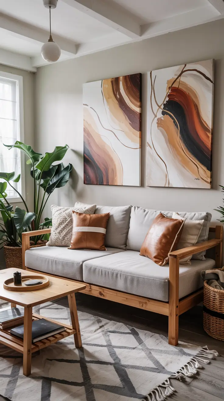 Living Room Painting Ideas 2026: Color Schemes, Canvas Art & Aesthetic Styles