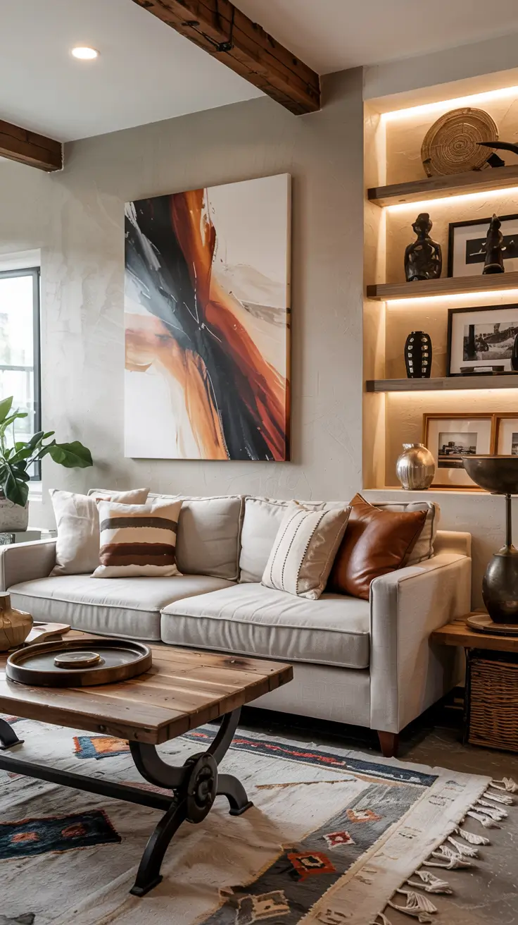 Living Room Painting Ideas 2026: Color Schemes, Canvas Art & Aesthetic Styles