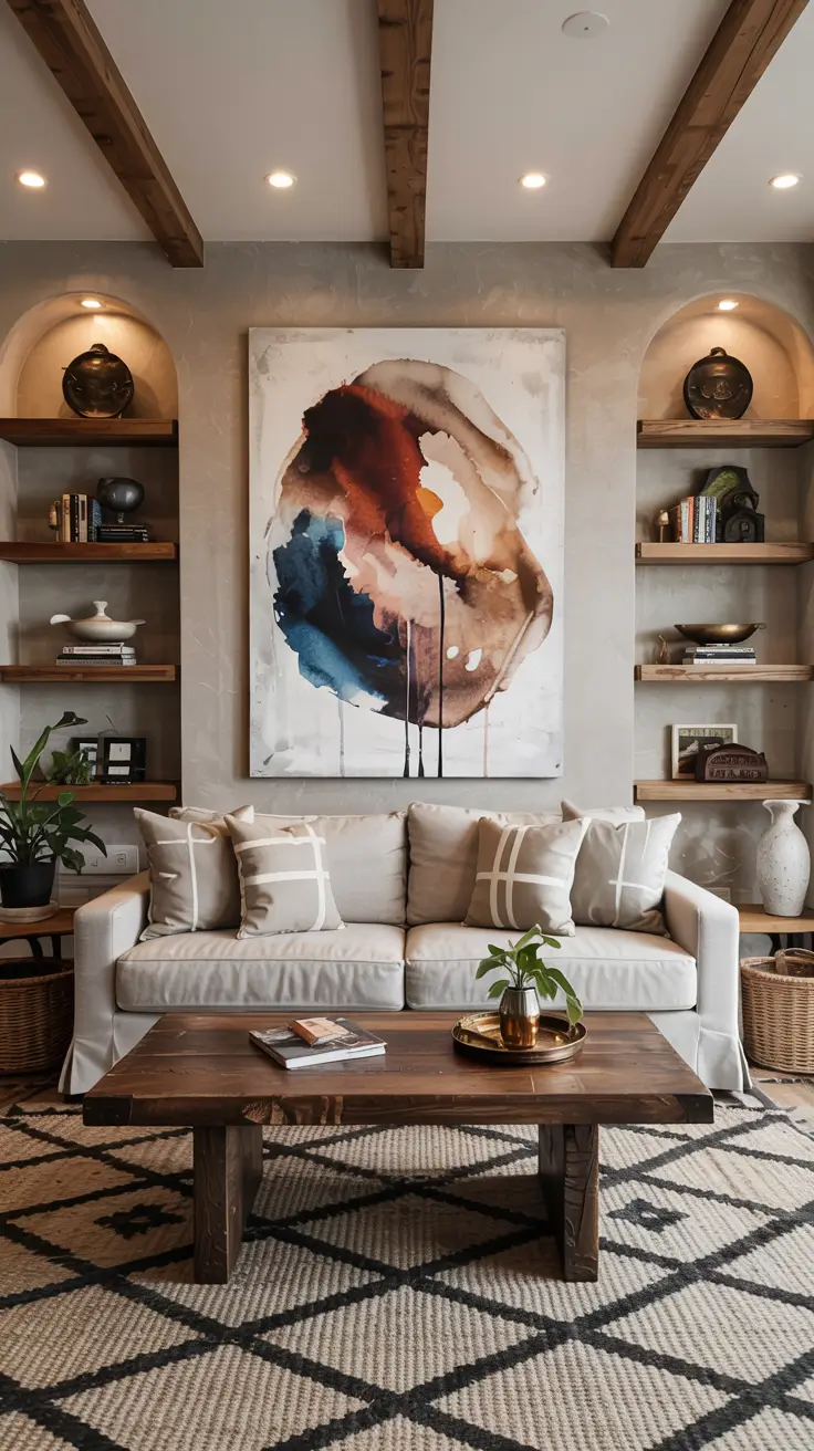 Living Room Painting Ideas 2026: Color Schemes, Canvas Art & Aesthetic Styles