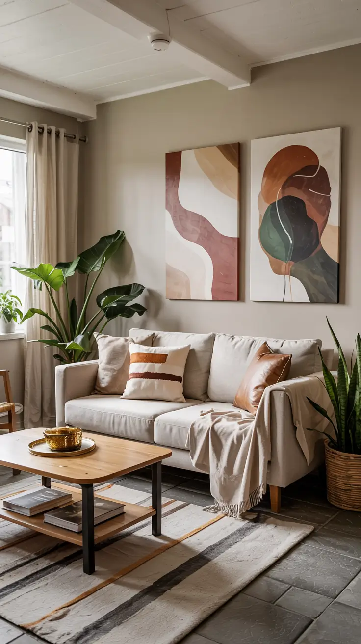 Living Room Painting Ideas 2026: Color Schemes, Canvas Art & Aesthetic Styles