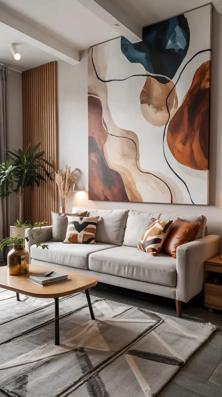 Living Room Painting Ideas 2026: Color Schemes, Canvas Art & Aesthetic Styles