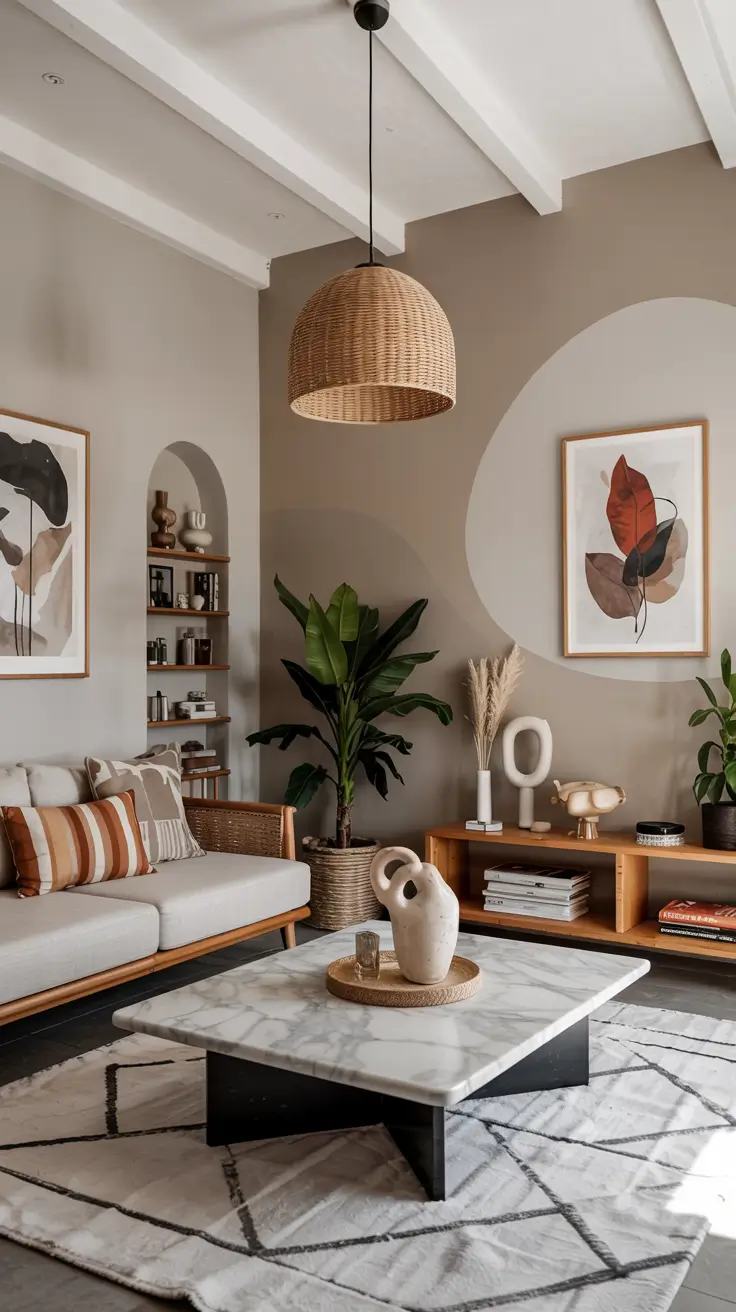 Living Room Painting Ideas 2026: Color Schemes, Canvas Art & Aesthetic Styles