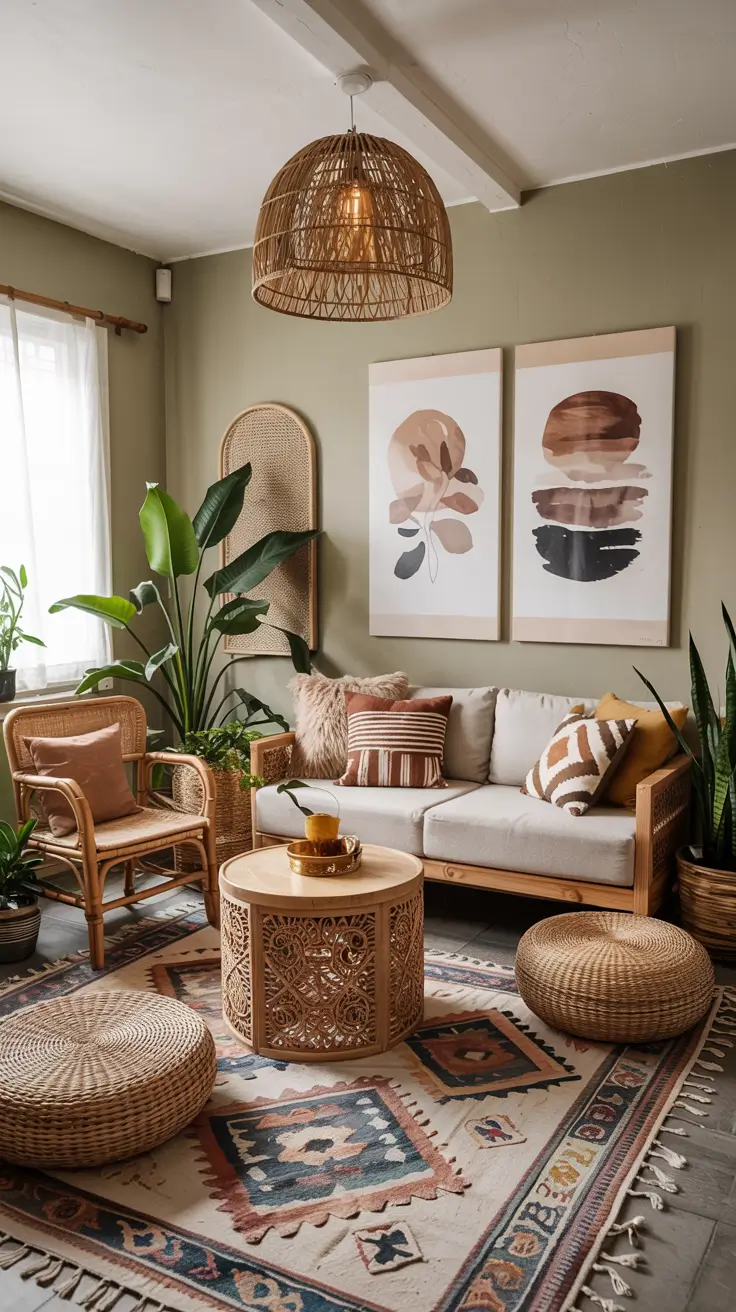 Living Room Painting Ideas 2026: Color Schemes, Canvas Art & Aesthetic Styles