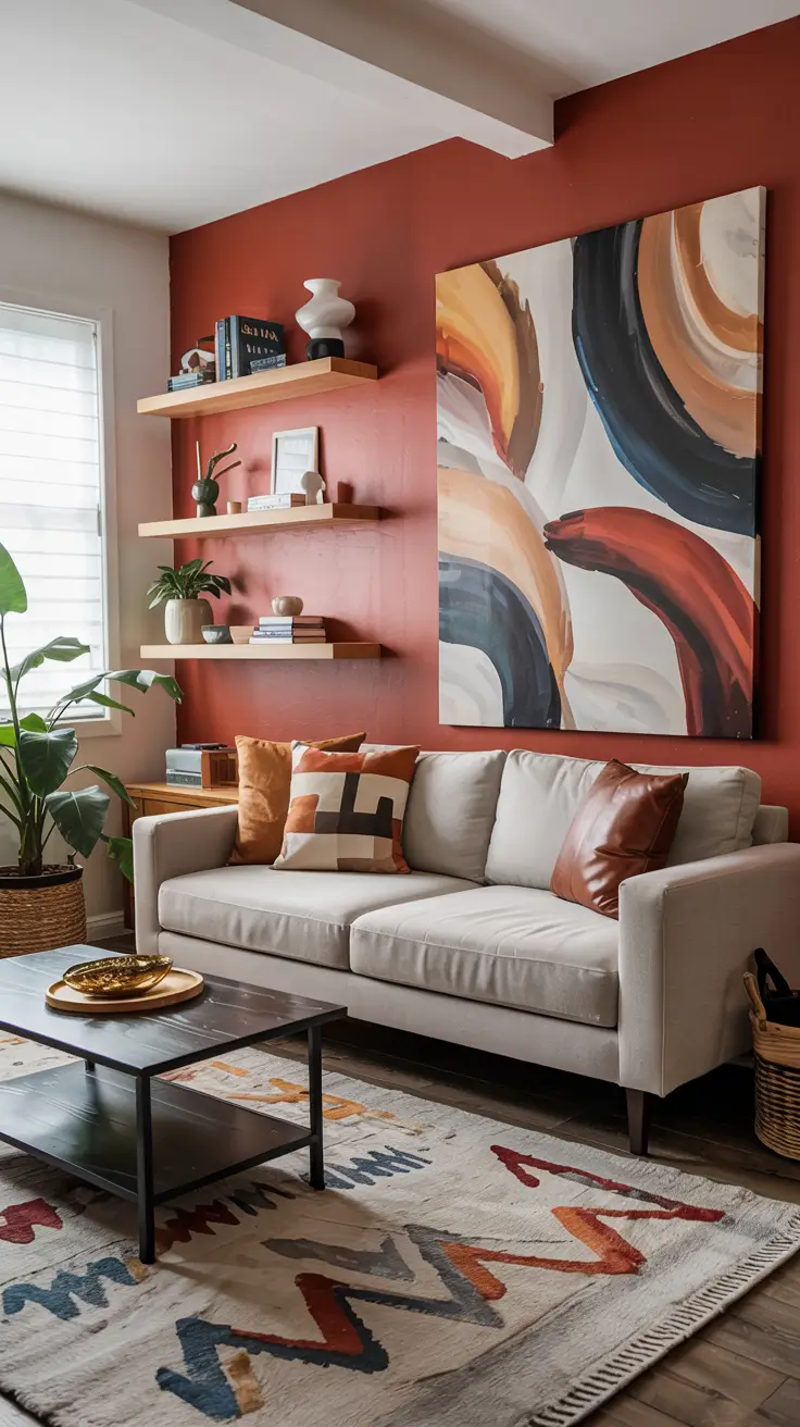 Living Room Painting Ideas 2026: Color Schemes, Canvas Art & Aesthetic Styles