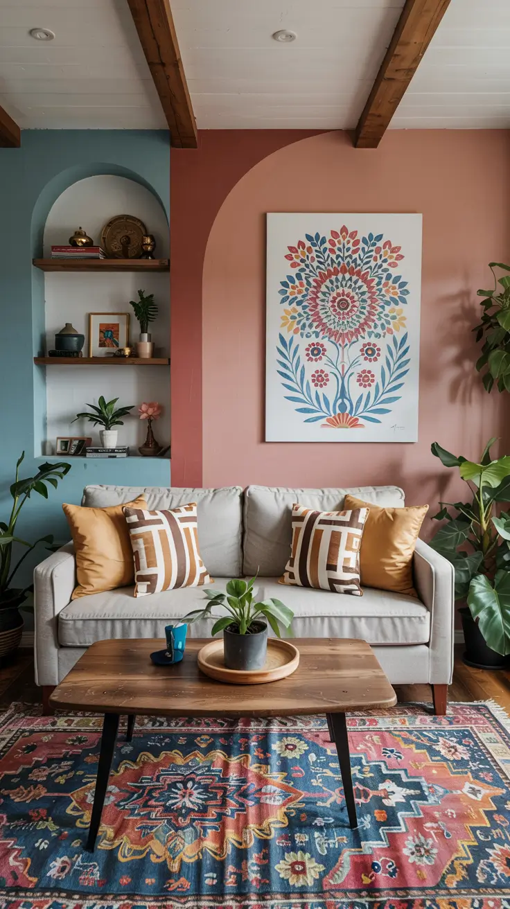 Living Room Painting Ideas 2026: Color Schemes, Canvas Art & Aesthetic Styles