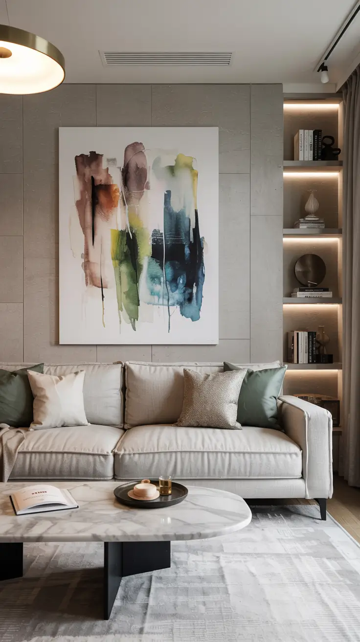 Living Room Painting Ideas 2026: Color Schemes, Canvas Art & Aesthetic Styles