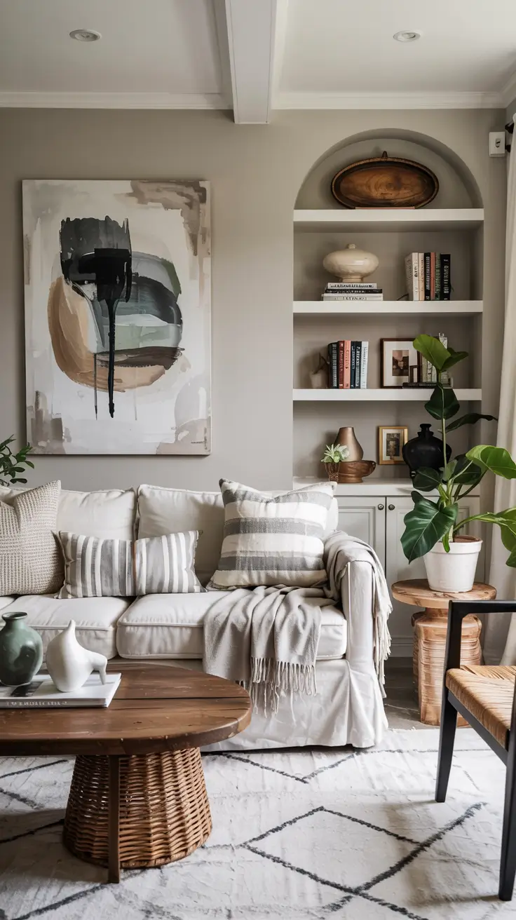 Living Room Painting Ideas 2026: Color Schemes, Canvas Art & Aesthetic Styles