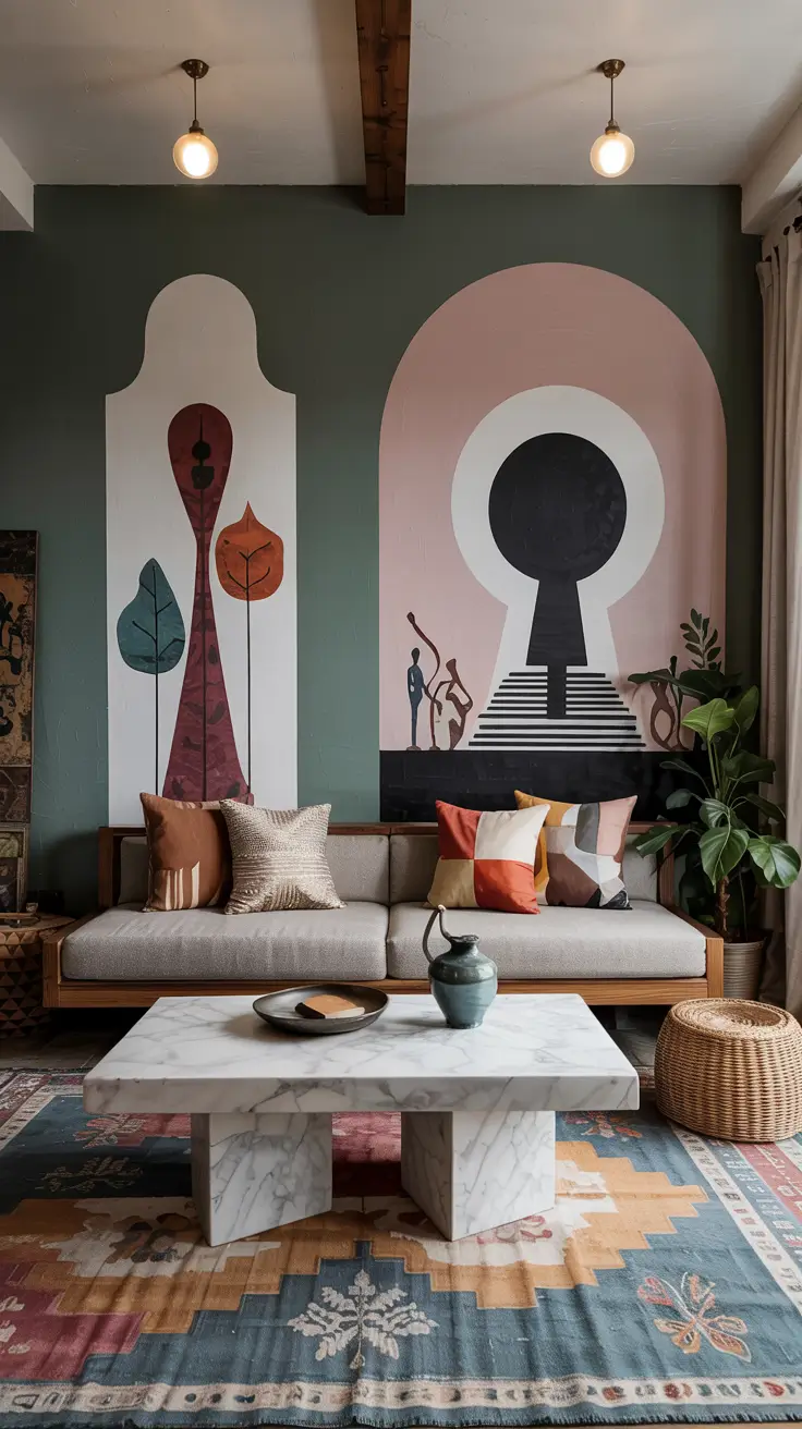 Living Room Painting Ideas 2026: Color Schemes, Canvas Art & Aesthetic Styles