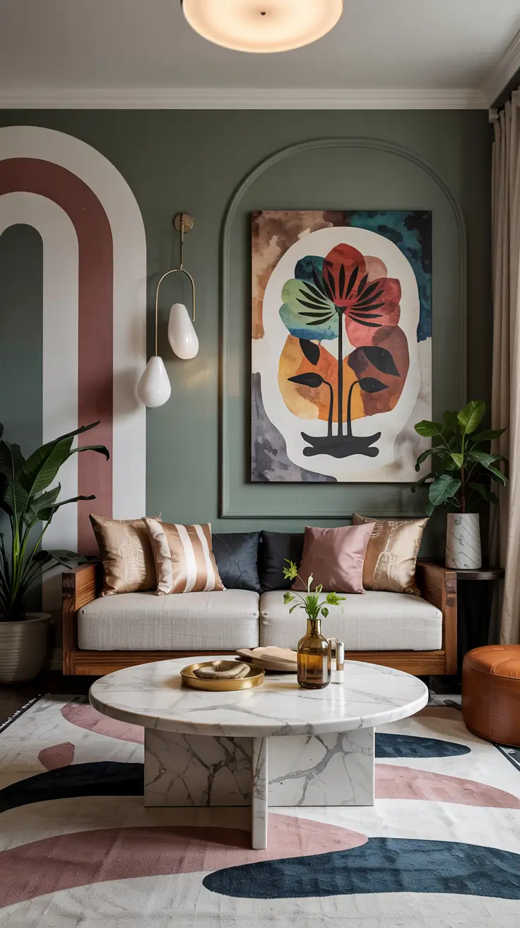 Living Room Painting Ideas 2026: Color Schemes, Canvas Art & Aesthetic Styles