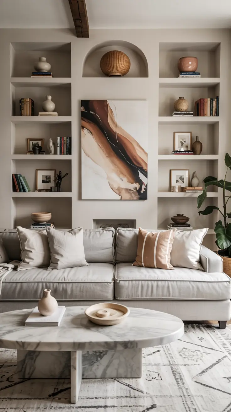 Living Room Painting Ideas 2026: Color Schemes, Canvas Art & Aesthetic Styles