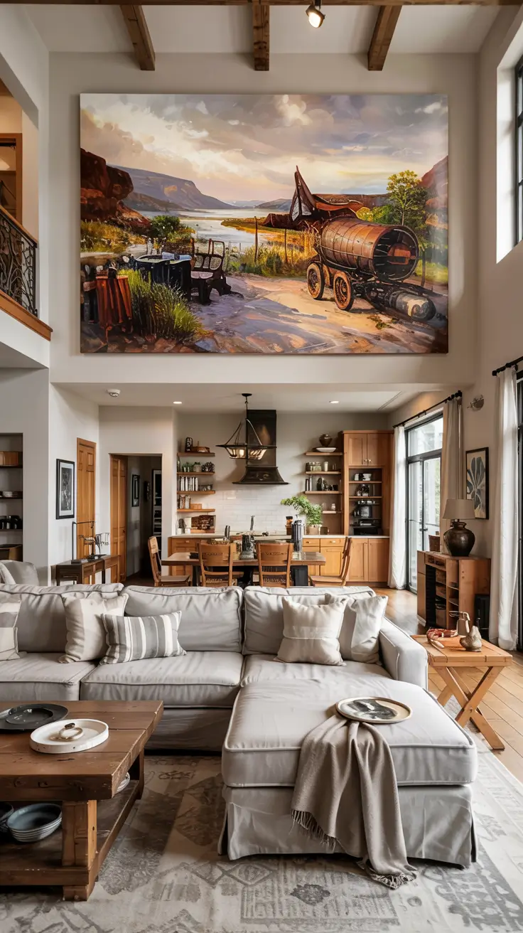 Living Room Painting Ideas 2026: Color Schemes, Canvas Art & Aesthetic Styles