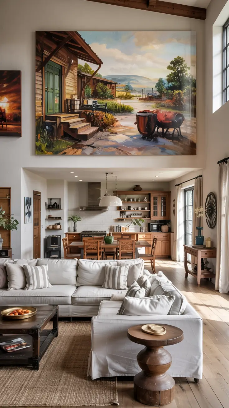 Living Room Painting Ideas 2026: Color Schemes, Canvas Art & Aesthetic Styles