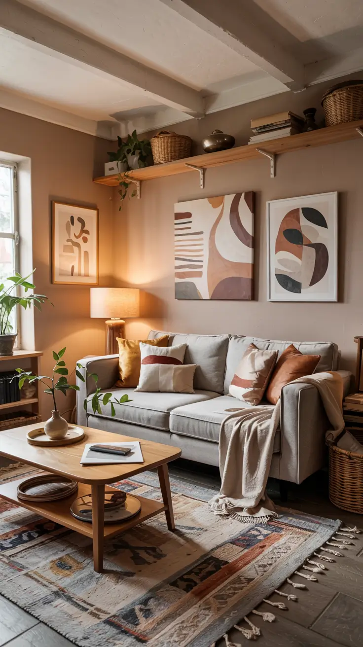 Living Room Painting Ideas 2026: Color Schemes, Canvas Art & Aesthetic Styles