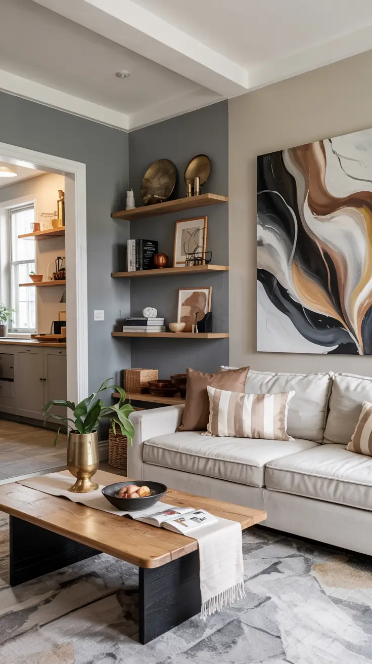 Living Room Painting Ideas 2026: Color Schemes, Canvas Art & Aesthetic Styles