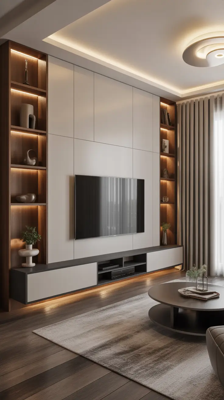 Living Room TV Wall Ideas 2026: Modern, Minimalist & Luxury Designs