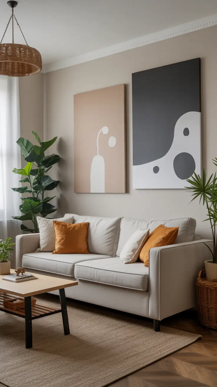 Wall Art for Living Room Ideas 2026: Modern, DIY & Aesthetic Decor