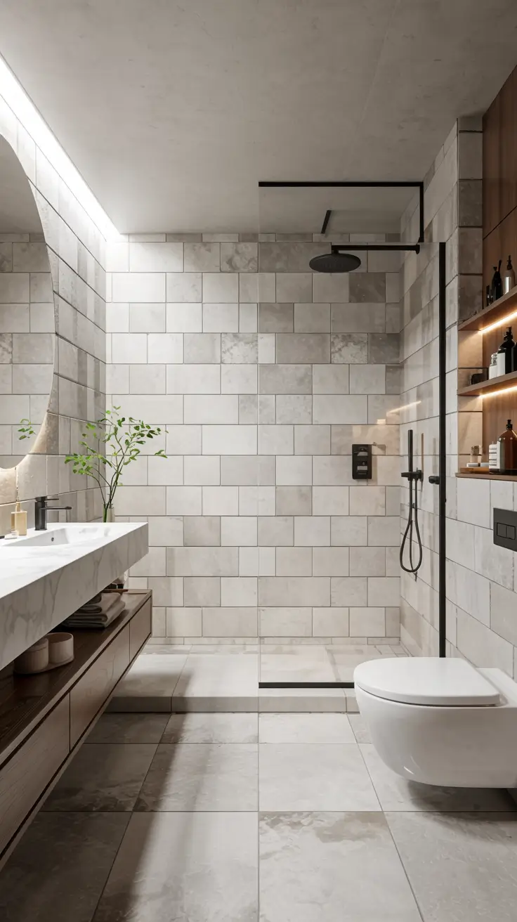 Bathroom Floor Tile Ideas 2026: Timeless, Modern & Patterned Designs