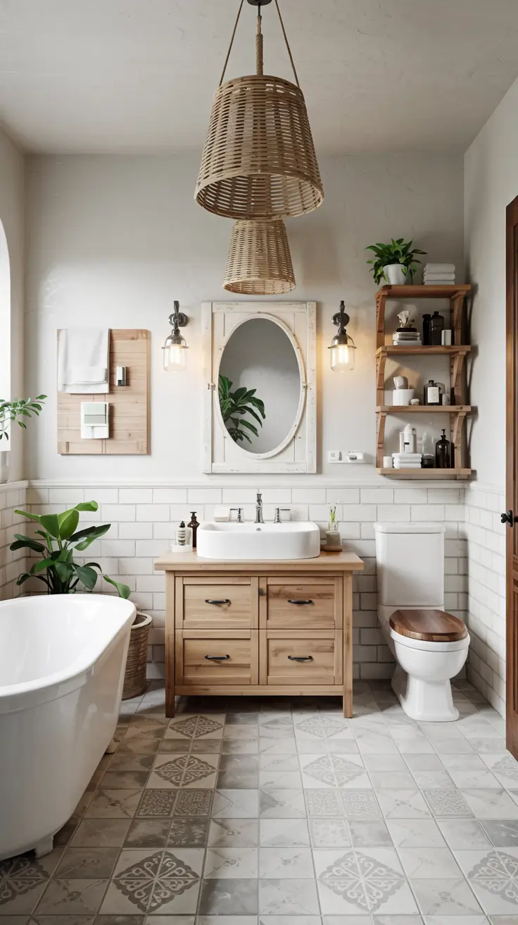 Bathroom Floor Tile Ideas 2026: Timeless, Modern & Patterned Designs