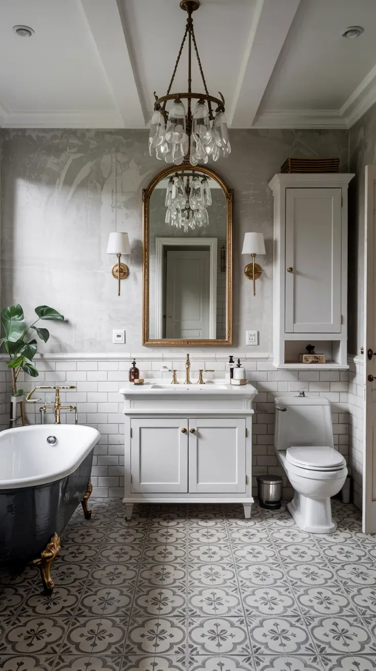 Bathroom Floor Tile Ideas 2026: Timeless, Modern & Patterned Designs