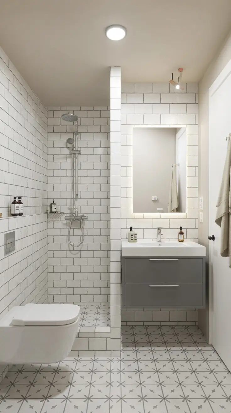 Bathroom Floor Tile Ideas 2026: Timeless, Modern & Patterned Designs