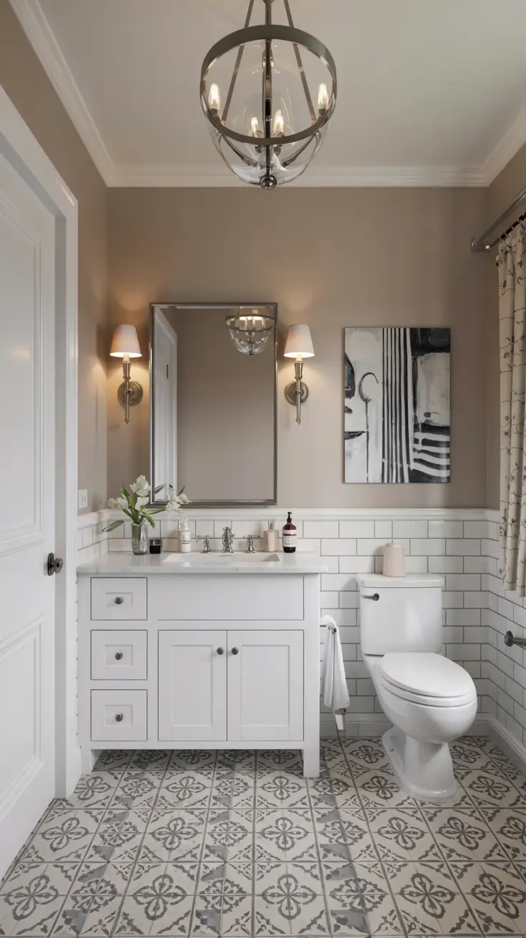 Bathroom Floor Tile Ideas 2026: Timeless, Modern & Patterned Designs