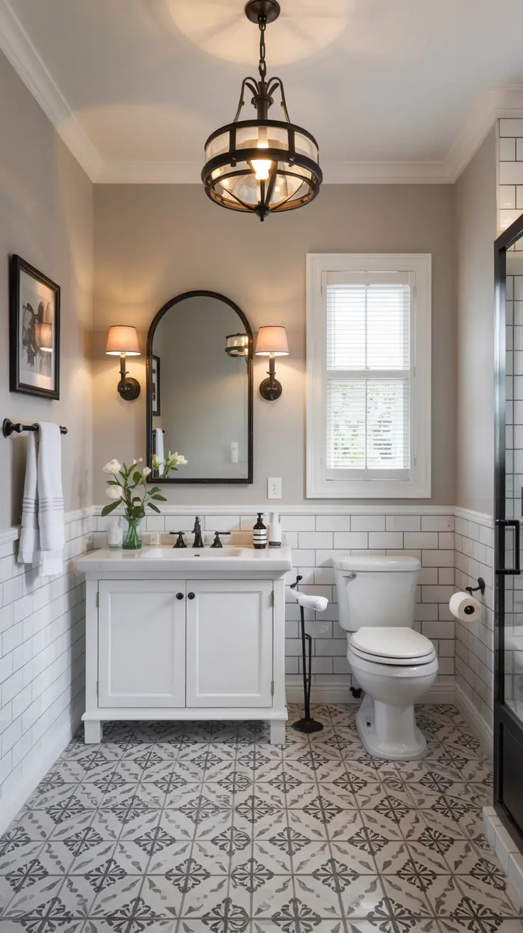 Bathroom Floor Tile Ideas 2026: Timeless, Modern & Patterned Designs